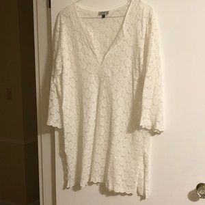 J Valdi Lace Swimsuit Coverup